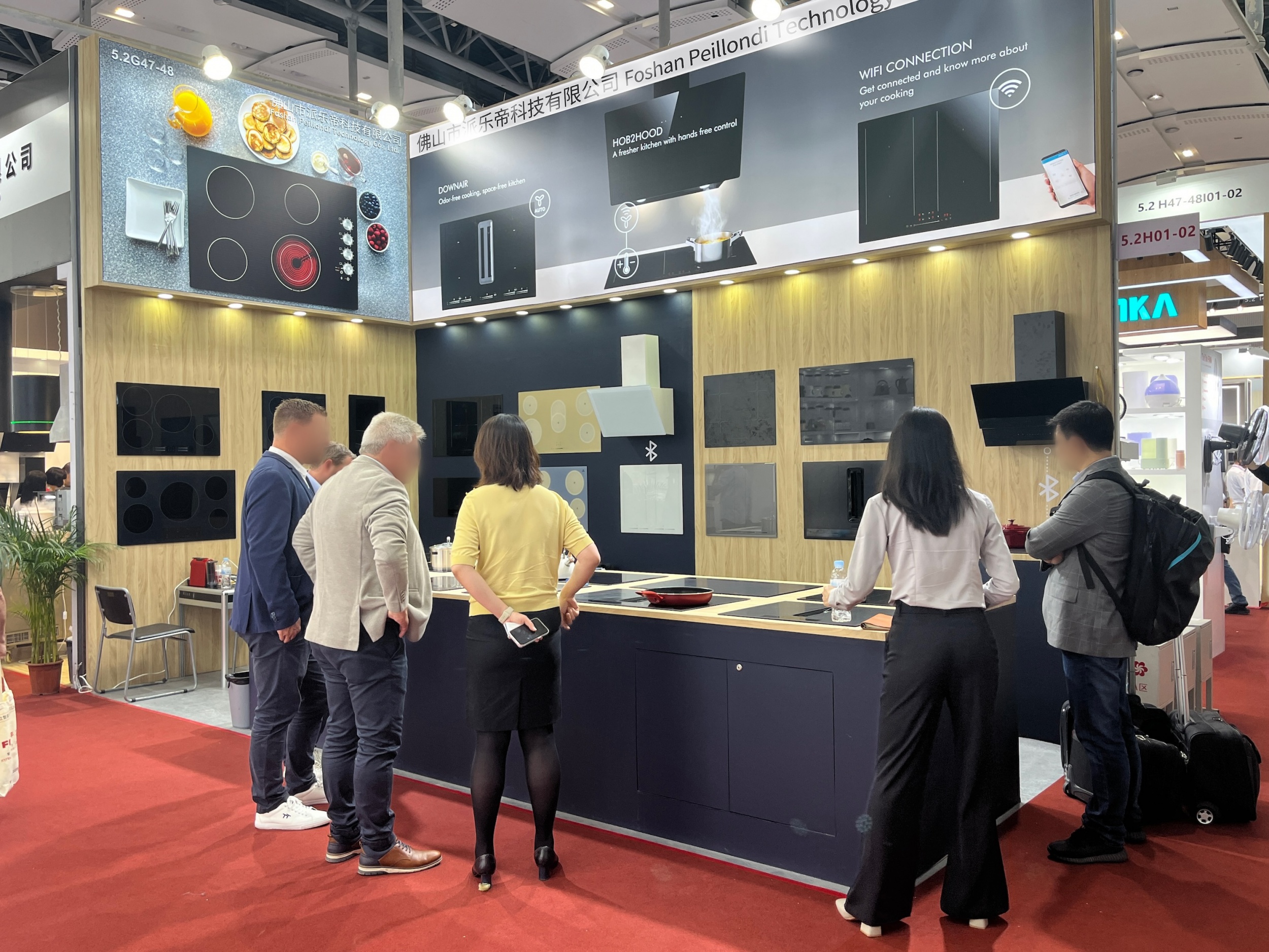 Built-in hob ODMer exhibits modern design with Smart home